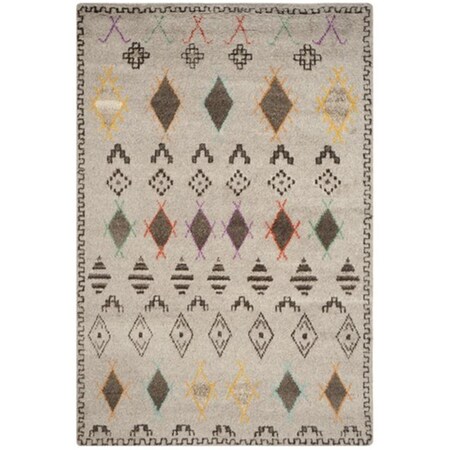 Safavieh Kenya Hand Woven Rectangle Rug- Natural - Multi- 6 x 9 ft. KNY812A-6